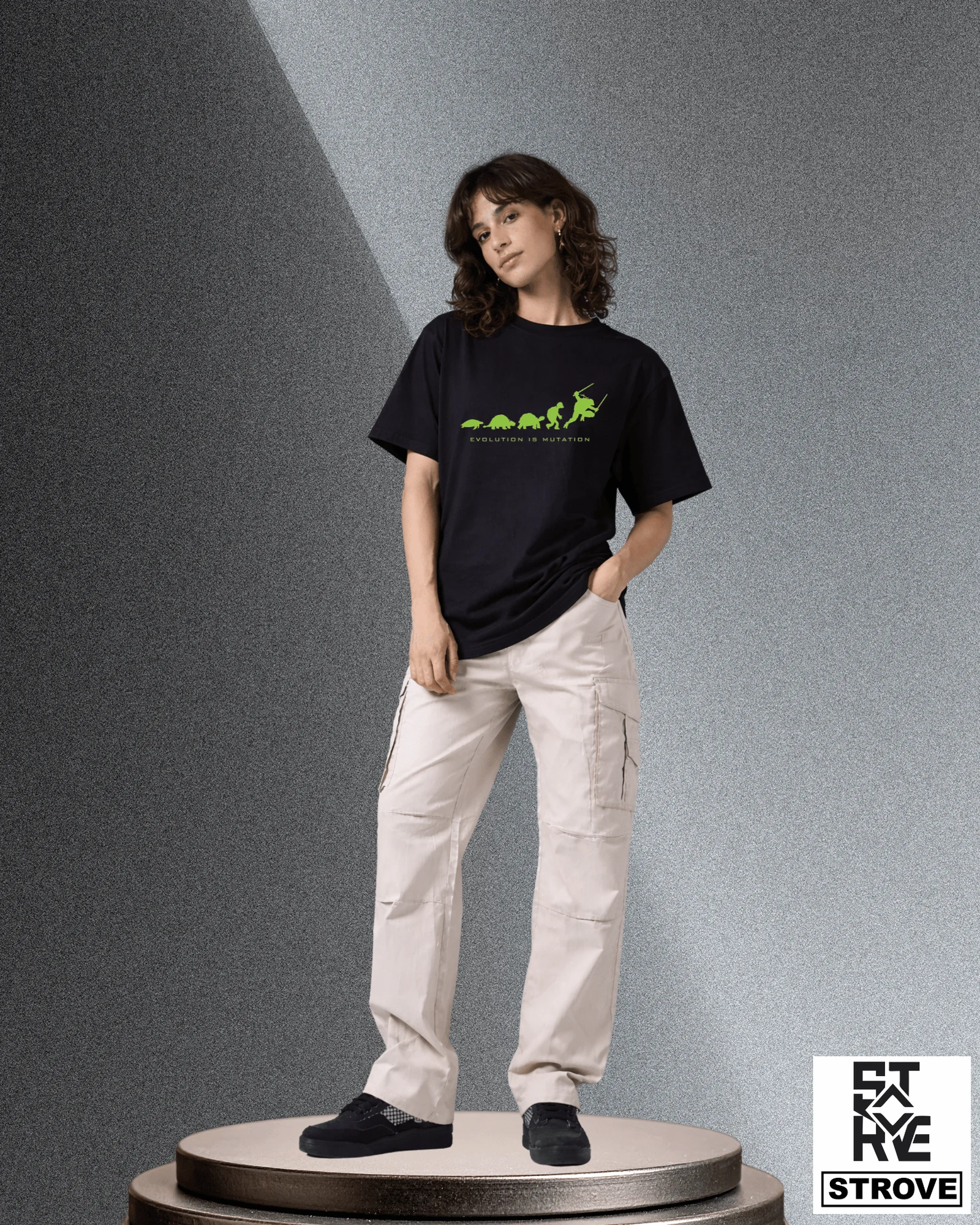 "Evolution" Oversized Tee –  Origin T-Shirt